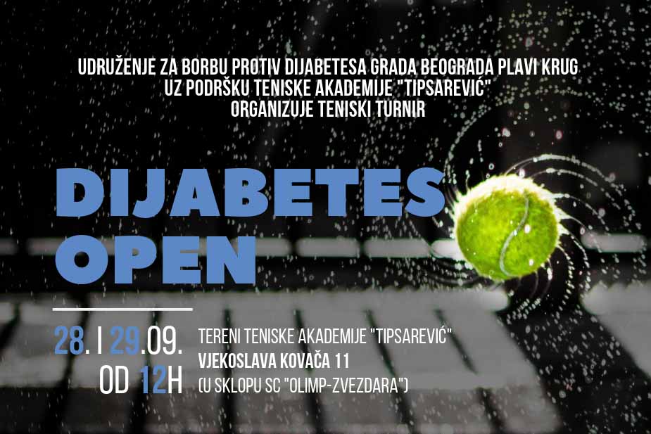 Teniski turnir Dijabetes open 2019